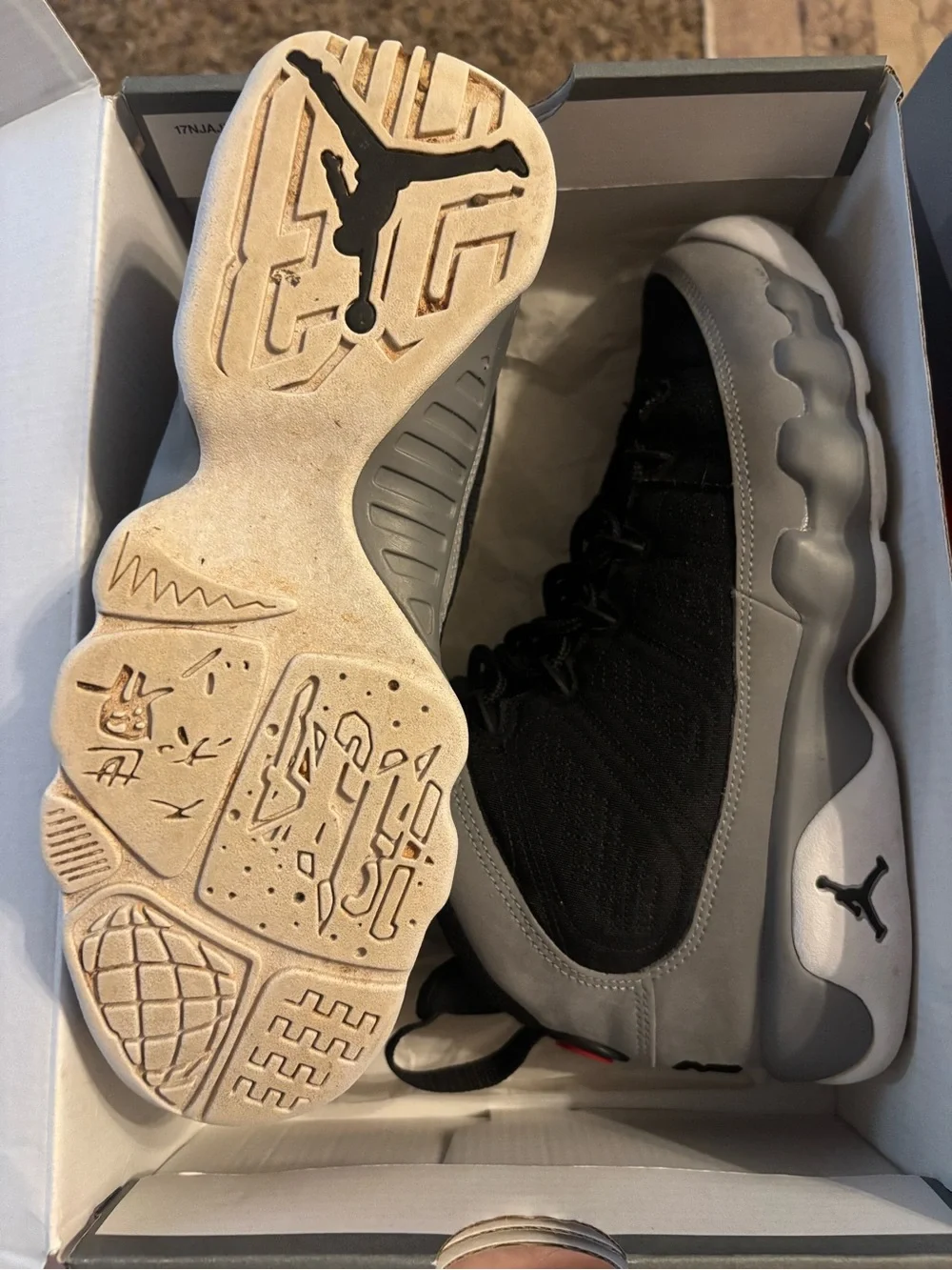 Nike Air Jordan 9 Retro 'Particle Grey' - Men's Basketball Shoes